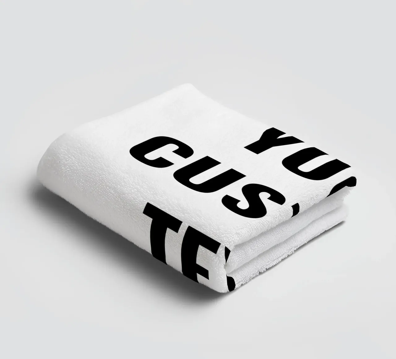 Your custom text, personalisierbar towel by RB-Quotes