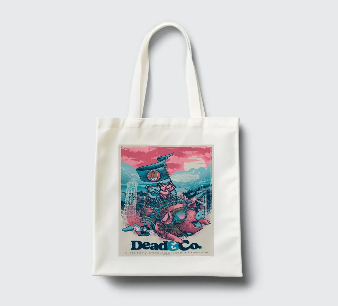 Dead&Co. borsa in juta da martina