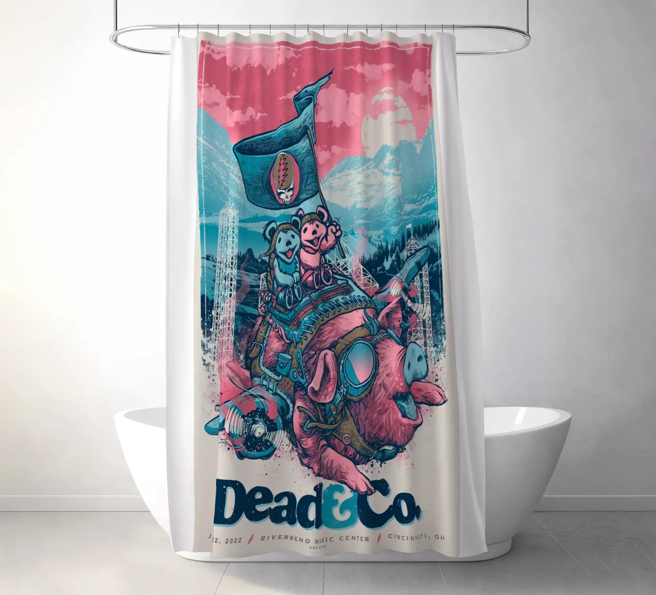Dead&Co. tenda da doccia da martina
