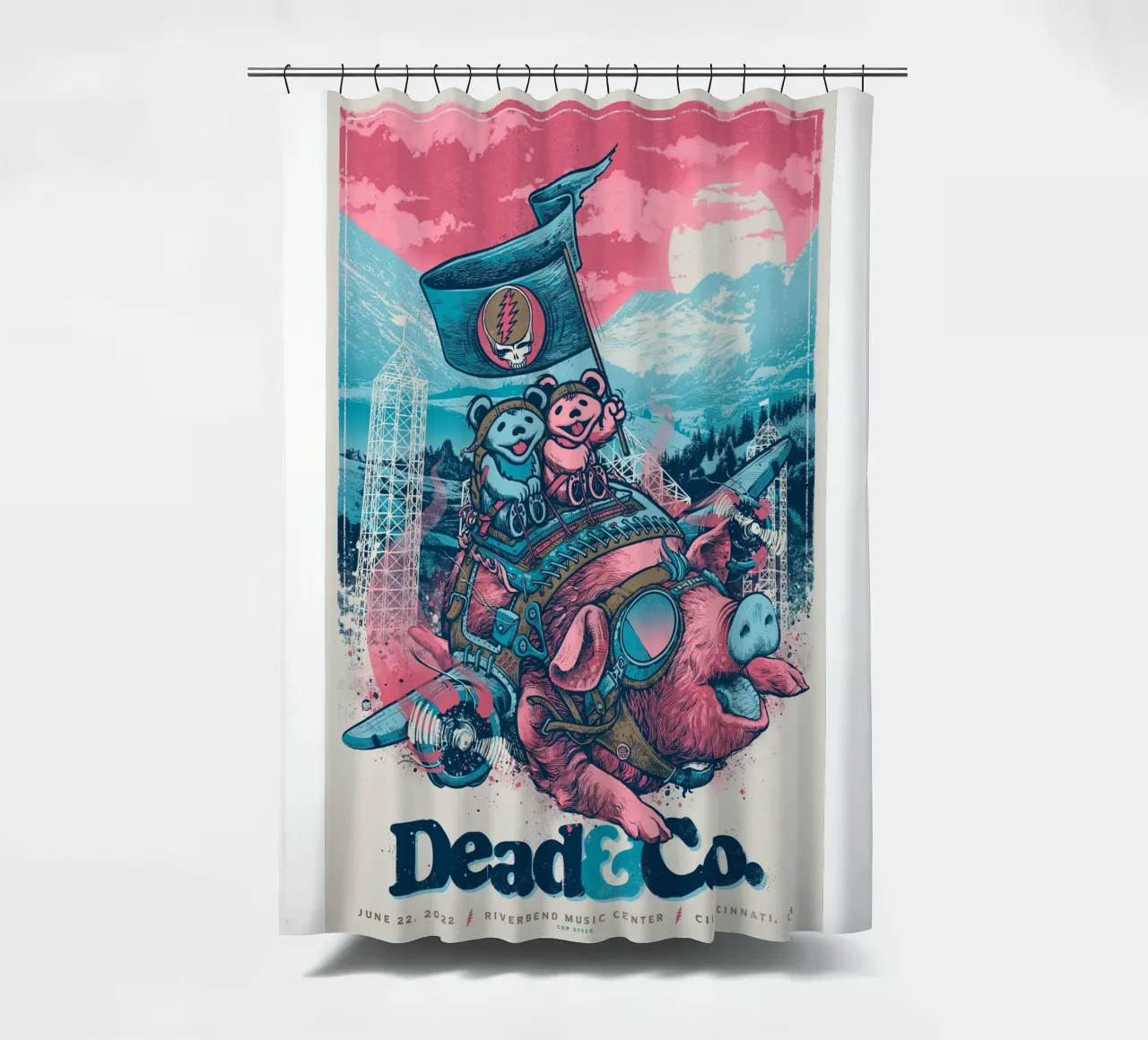 Dead&Co. tenda da doccia da martina