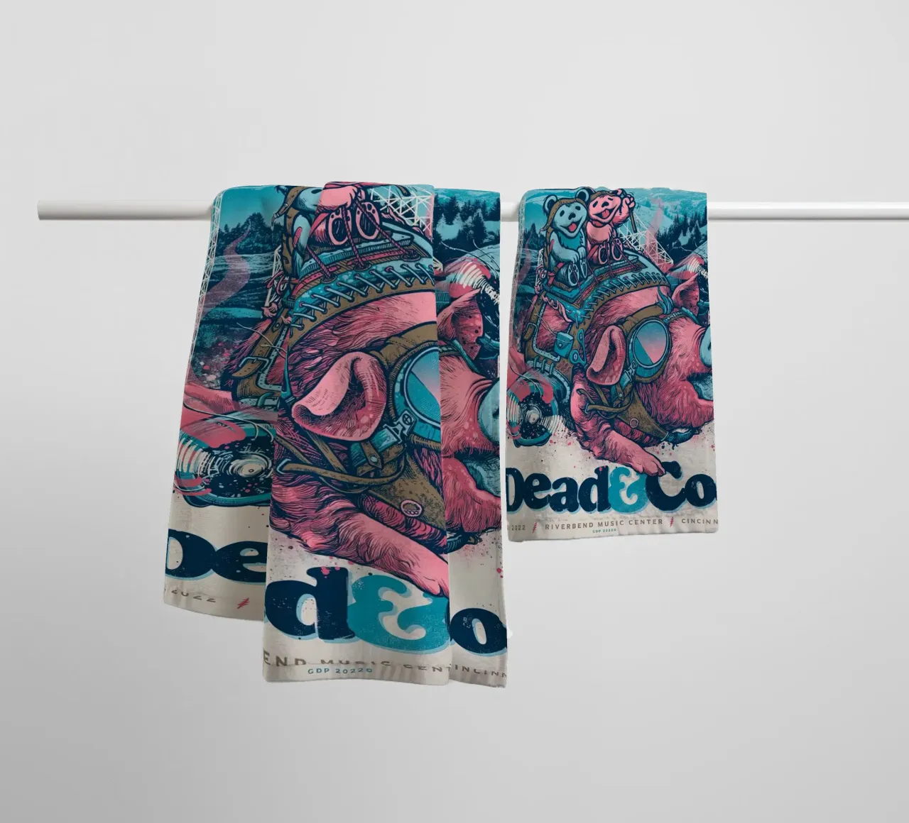 Dead&Co. asciugamano da bagno da martina