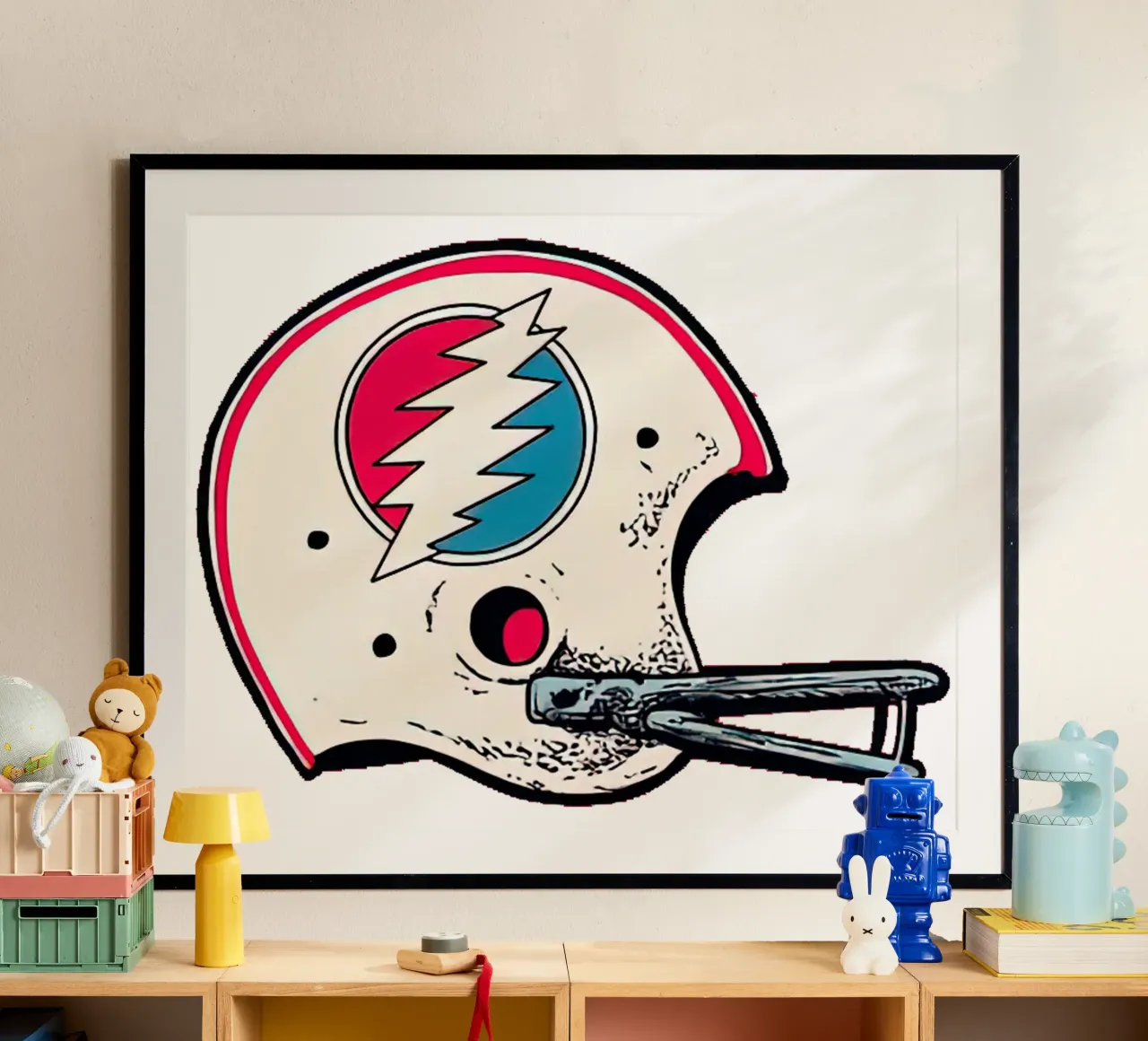 dead+co rugby helmet hahnemühle by martina