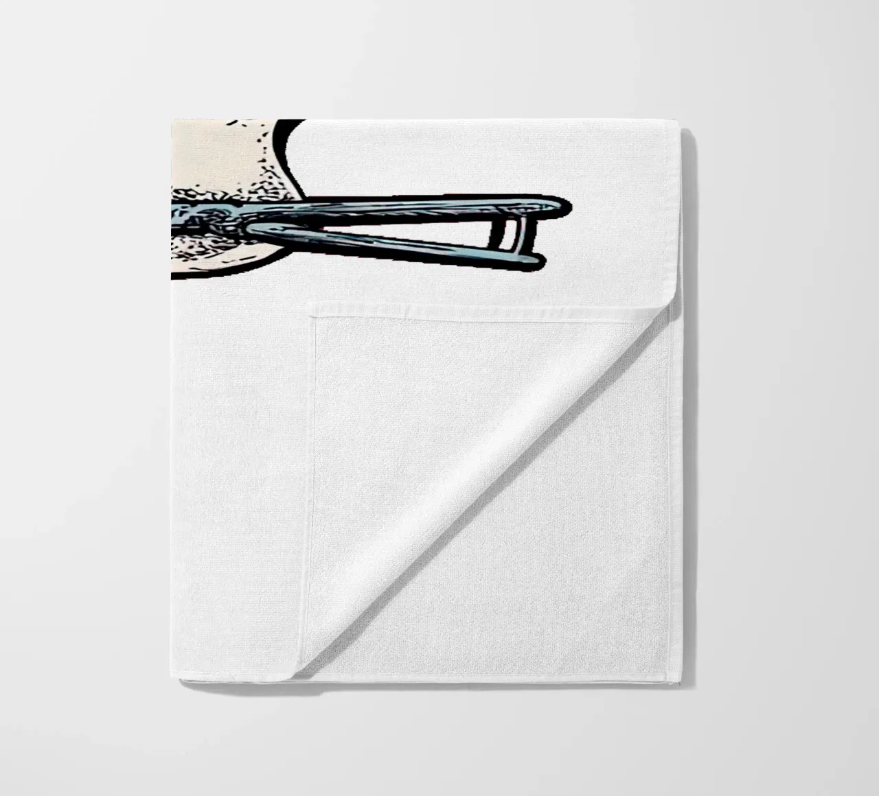 dead+co rugby helmet beach towel by martina