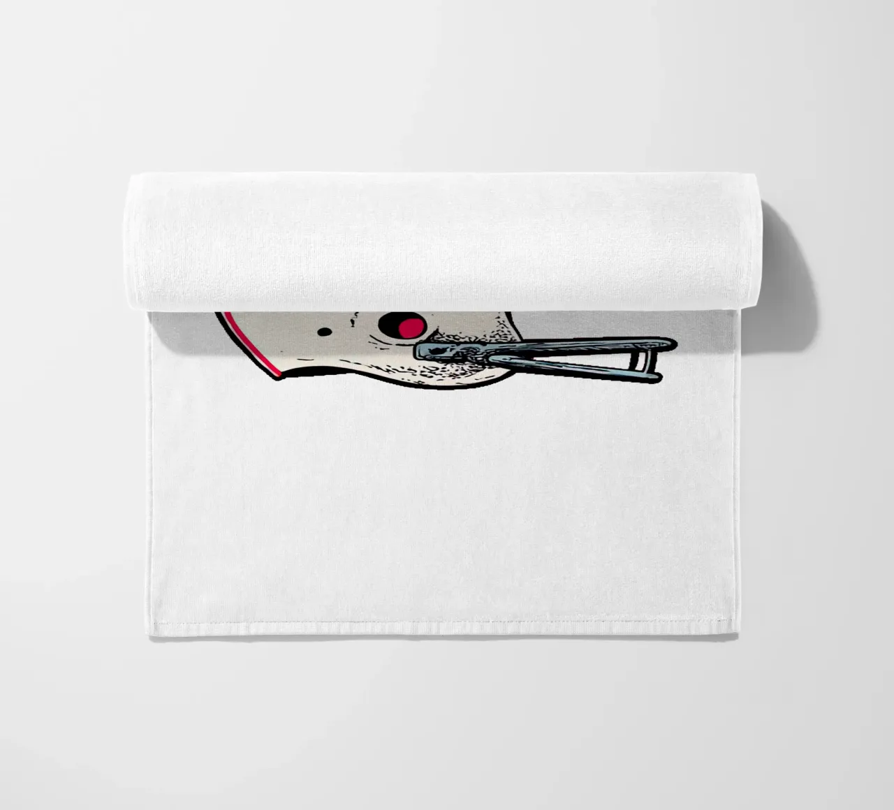 dead+co rugby helmet beach towel by martina