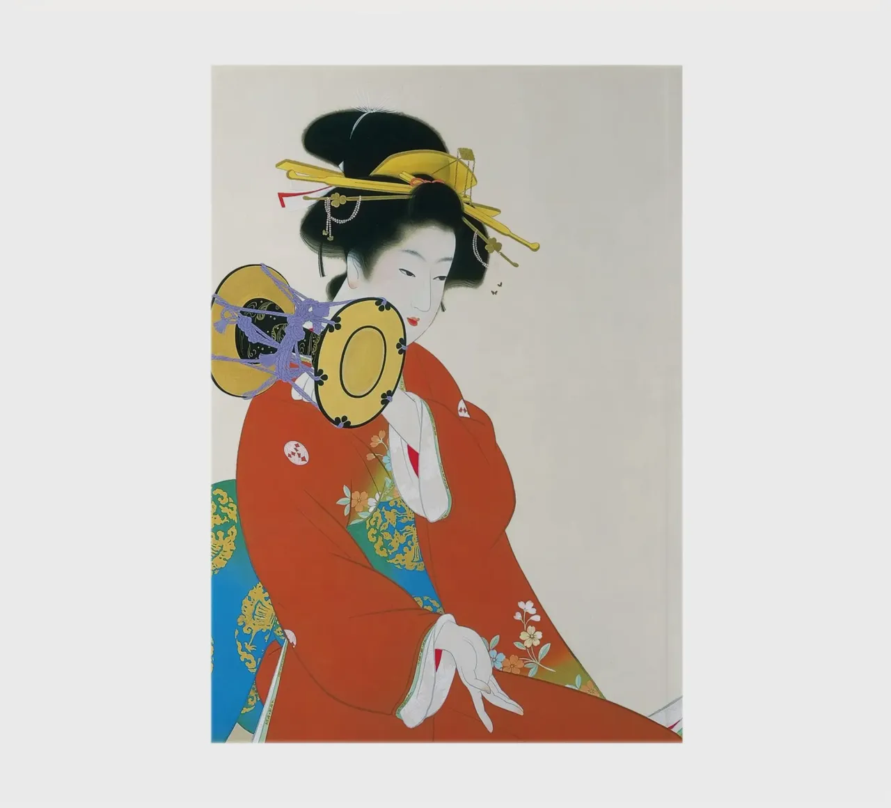 Sound of Tsuzumi by Shoen Uemura notebook by Venus Art