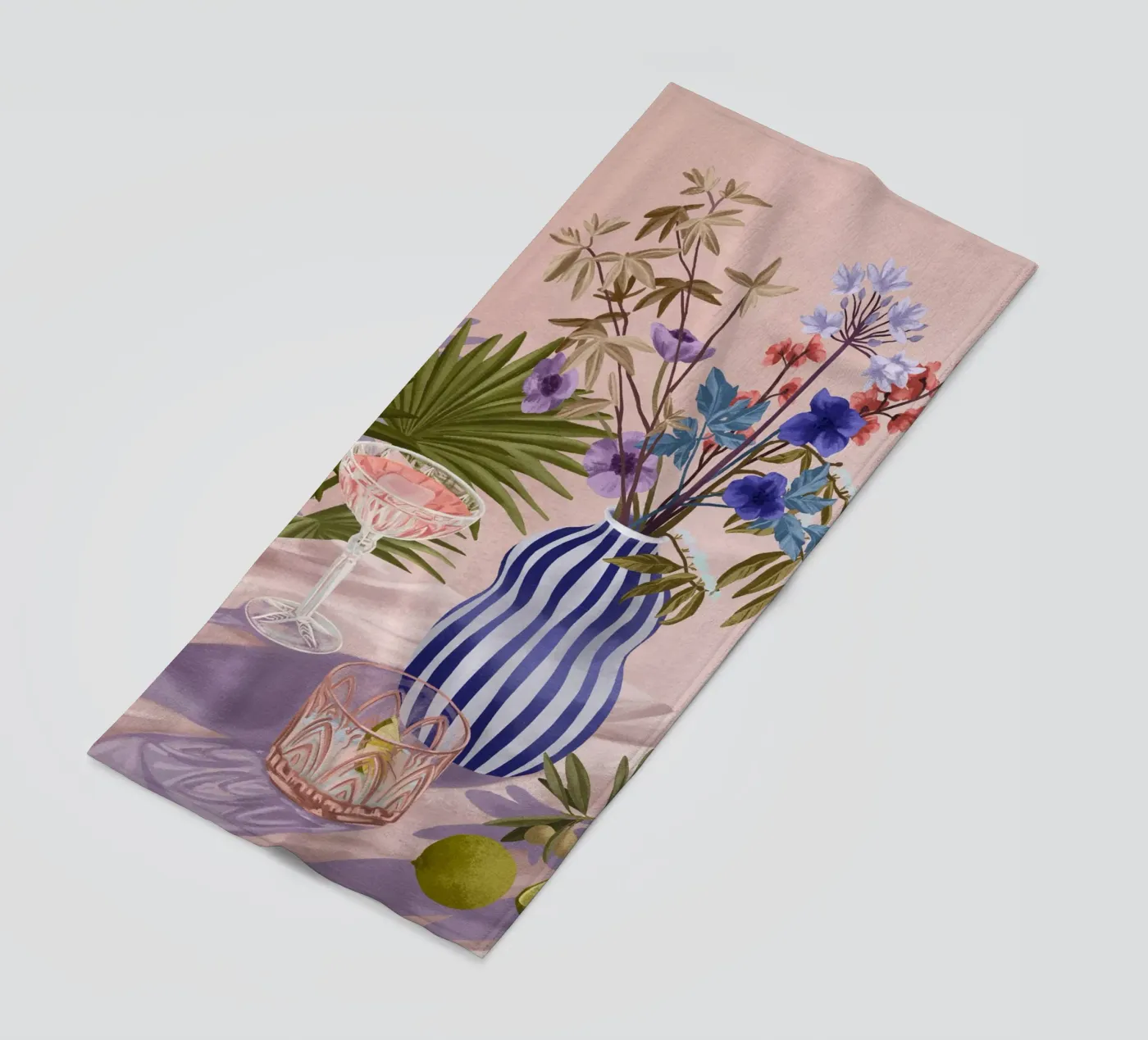 Lilac Summer telo mare da Goed Blauw