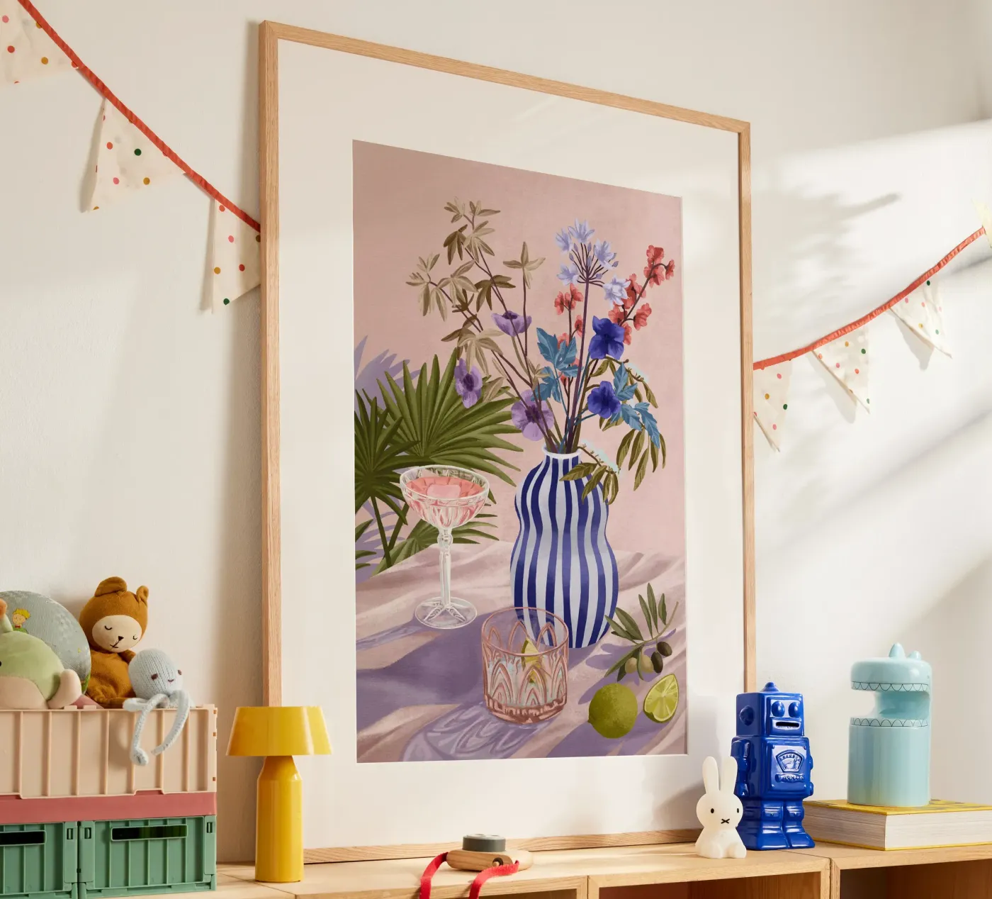 Lilac Summer poster da Goed Blauw