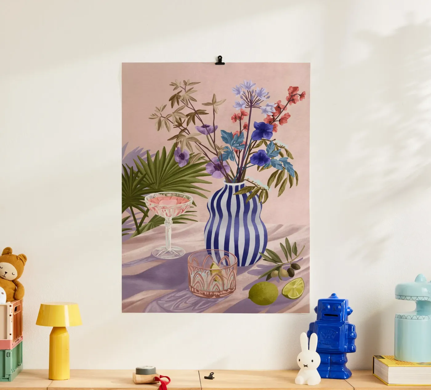 Lilac Summer poster da Goed Blauw