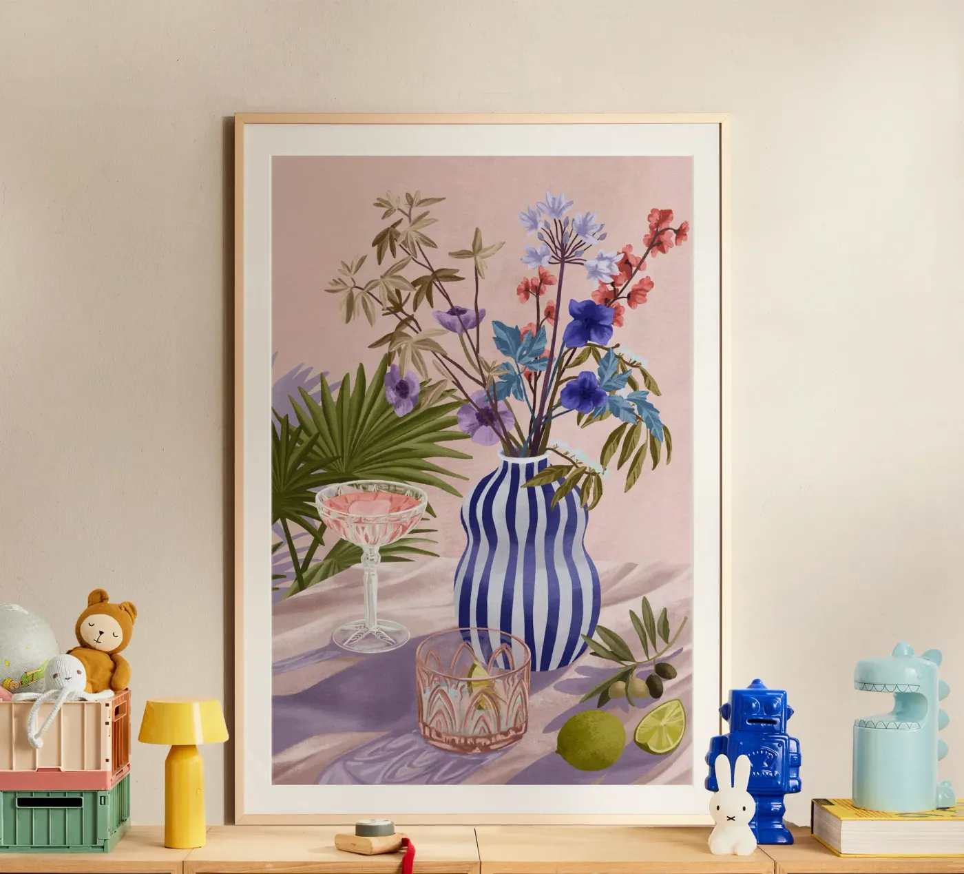 Lilac Summer poster da Goed Blauw