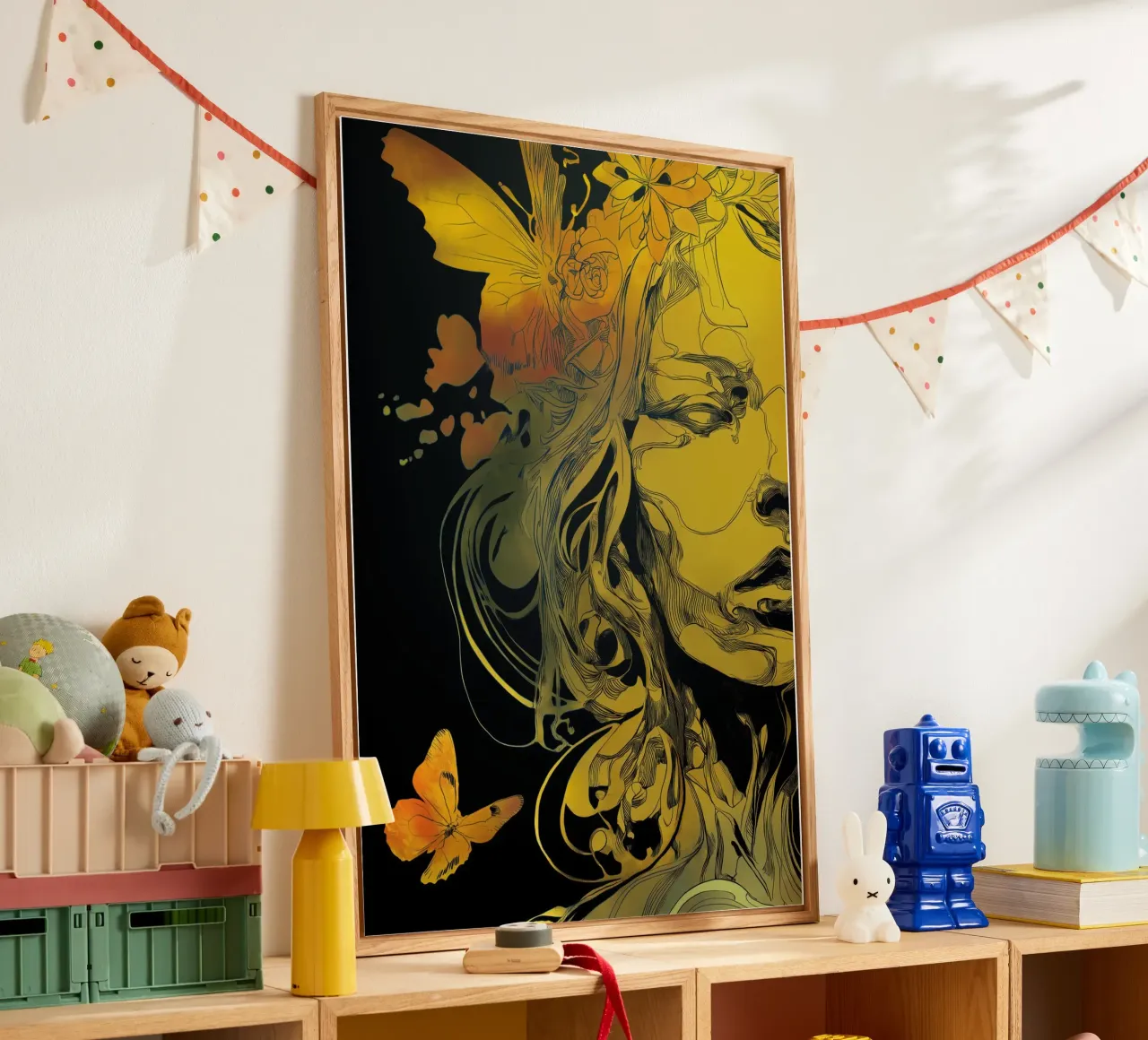 Portatilone astratto plexiglass da Pictura
