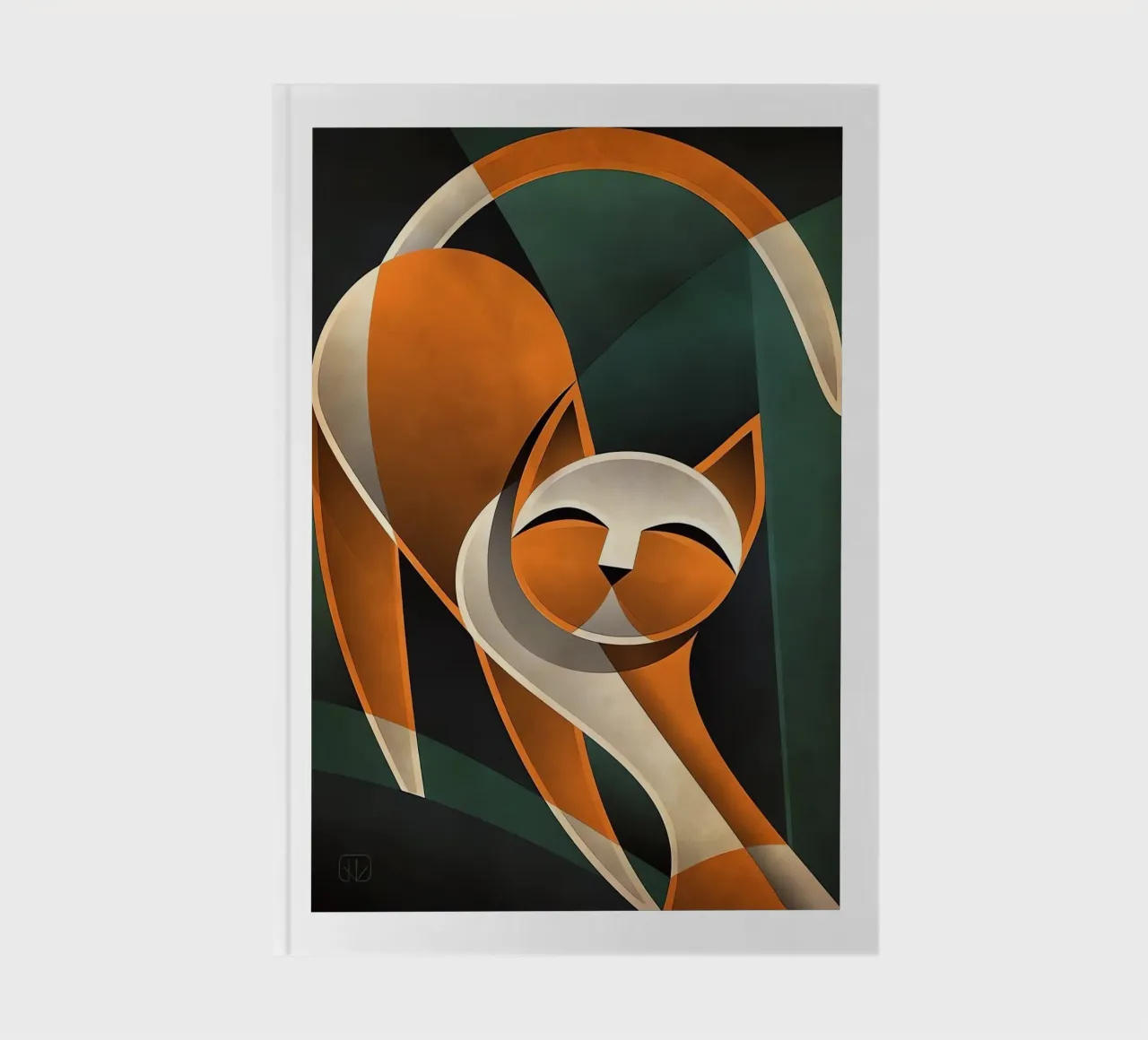 Geometry Cat notebook by Manuela