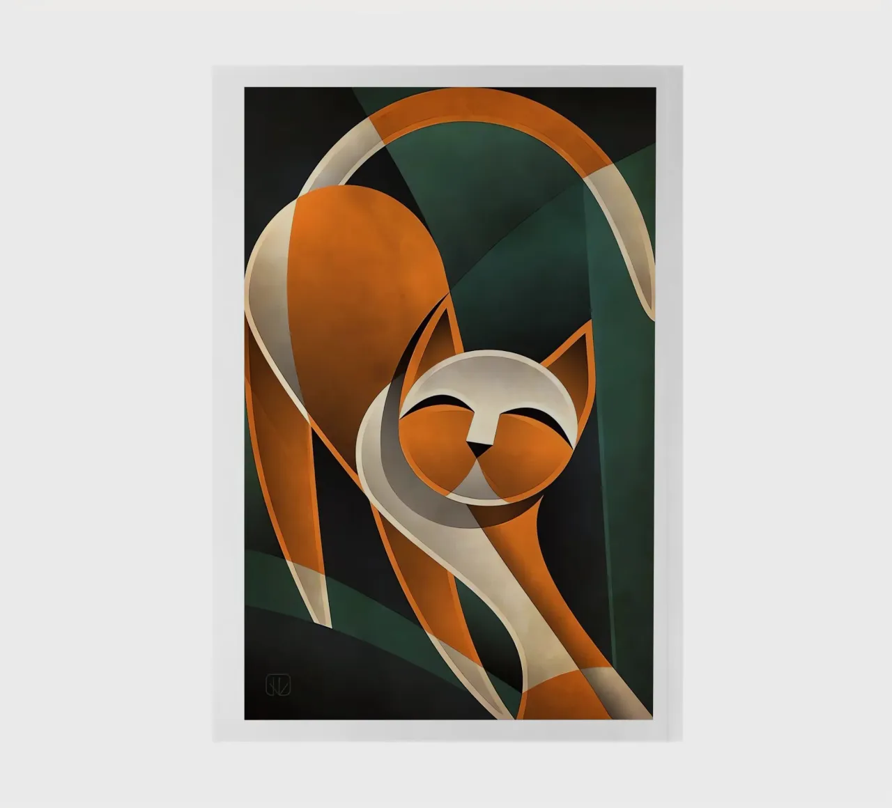 Geometry Cat notebook by Manuela