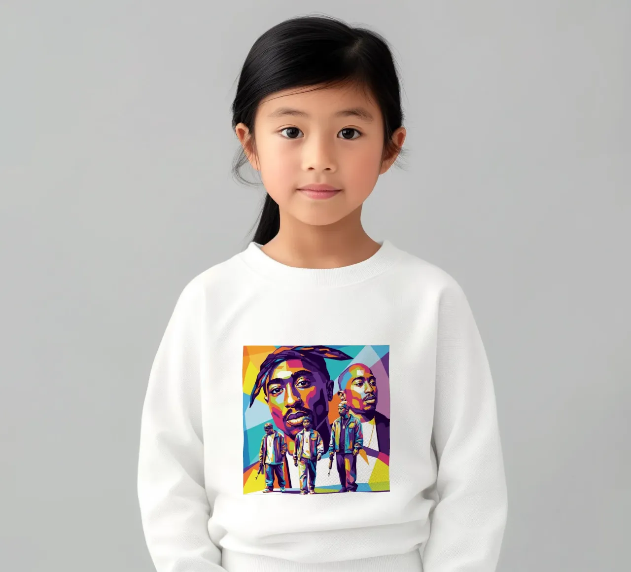 Tupac felpa bambino da Hantamrata