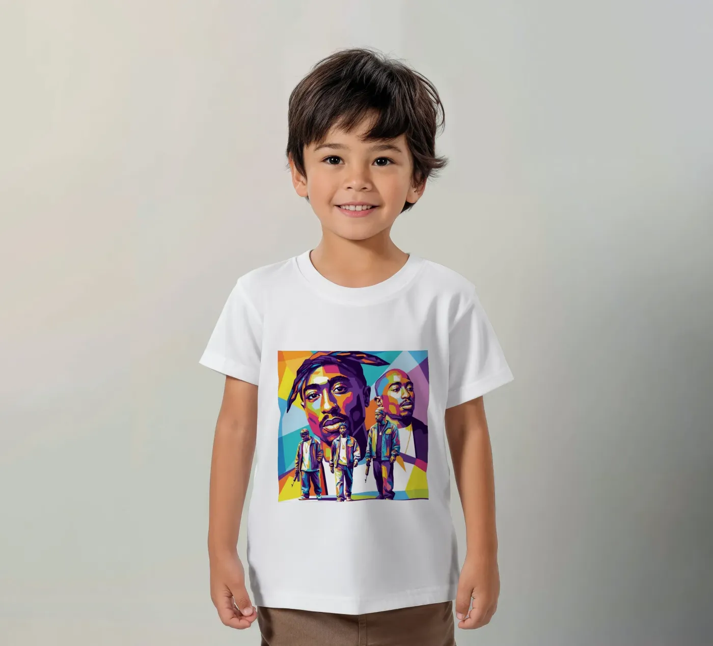 Tupac kinder t-shirt van Hantamrata