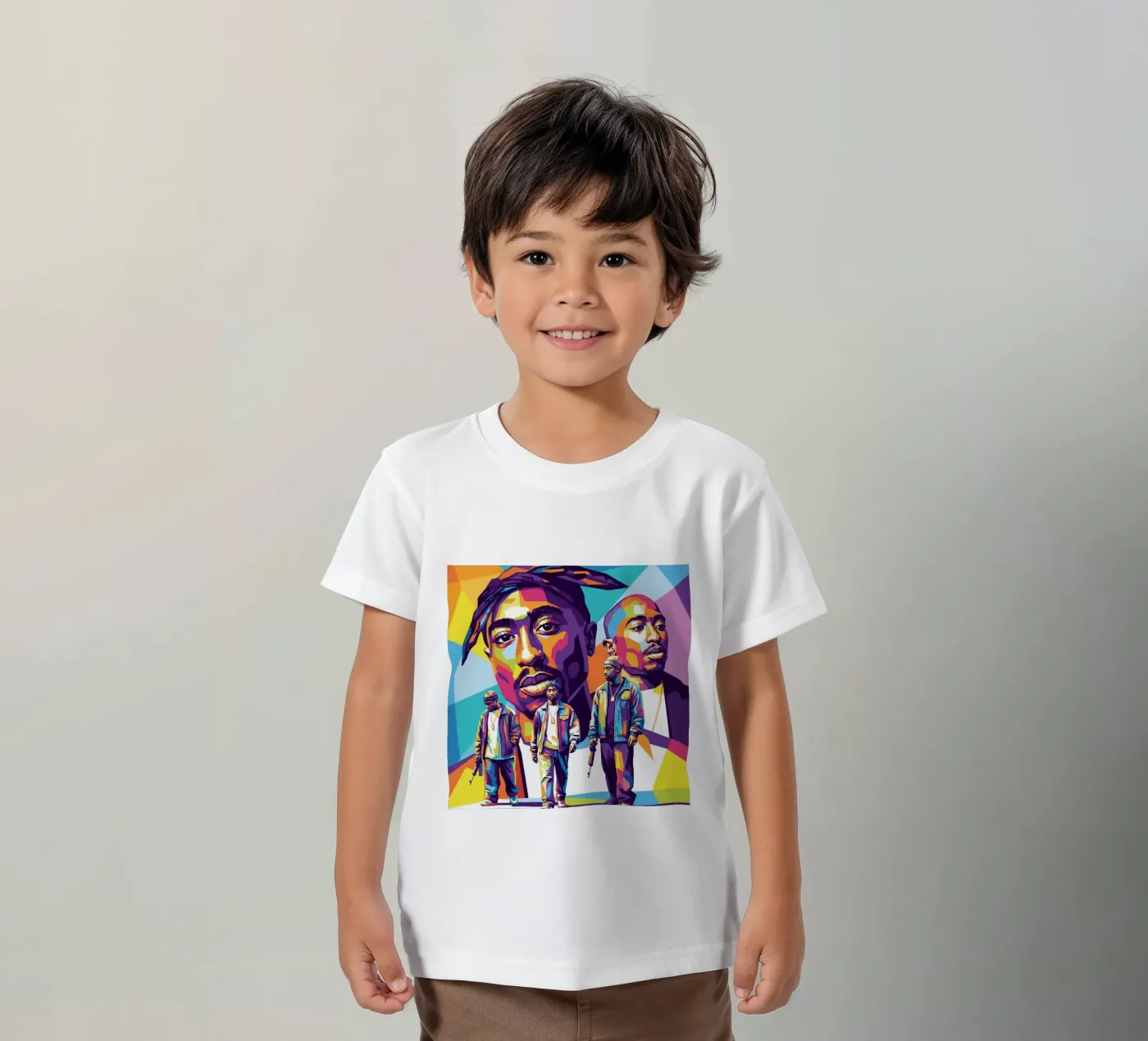 Tupac kinder t-shirt van Hantamrata