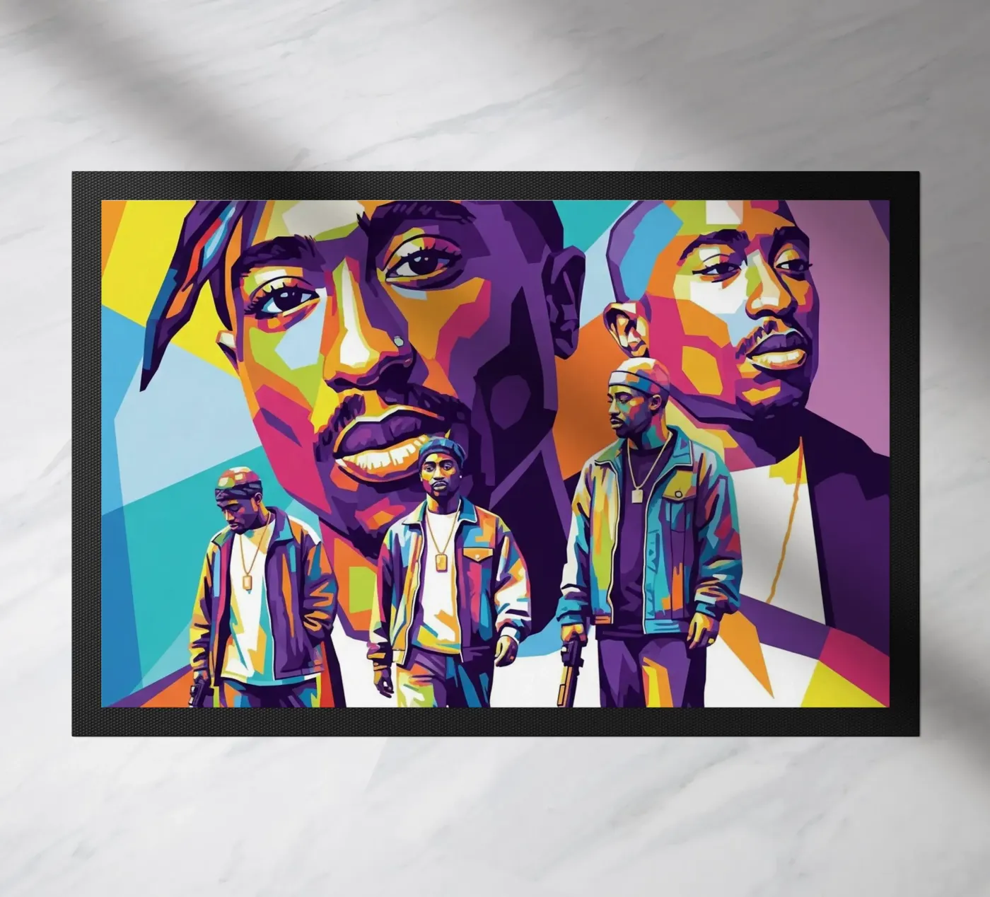 Tupac doormat by Hantamrata