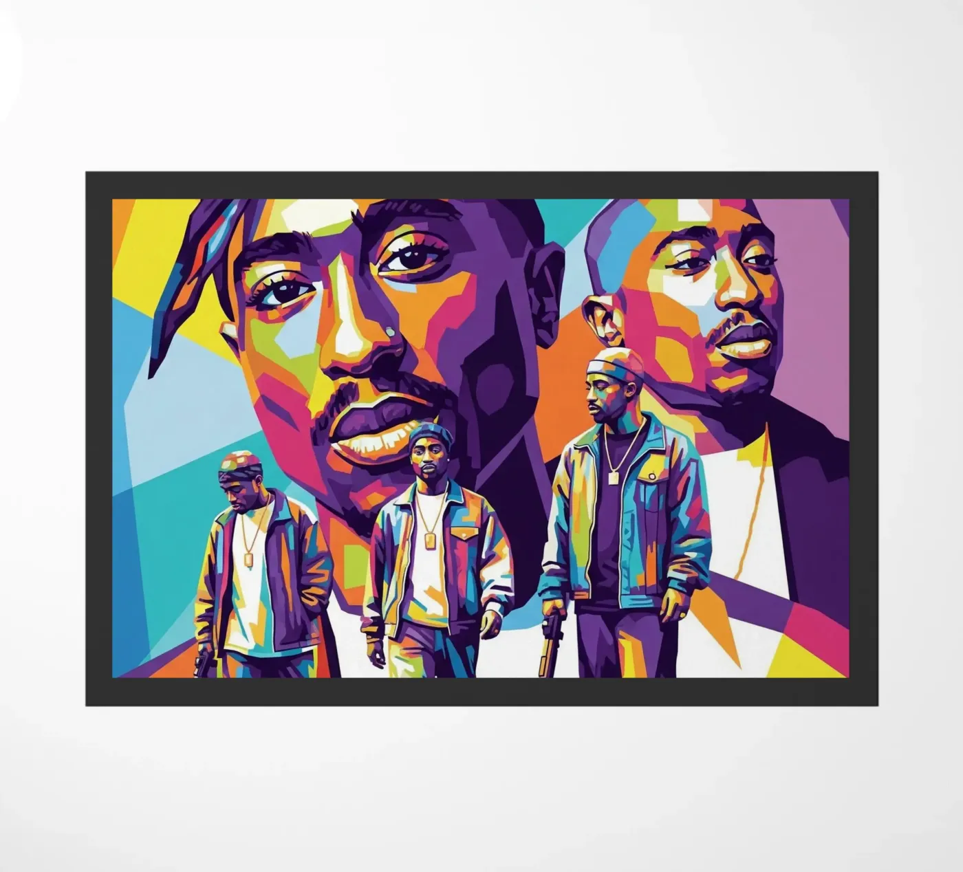 Tupac doormat by Hantamrata