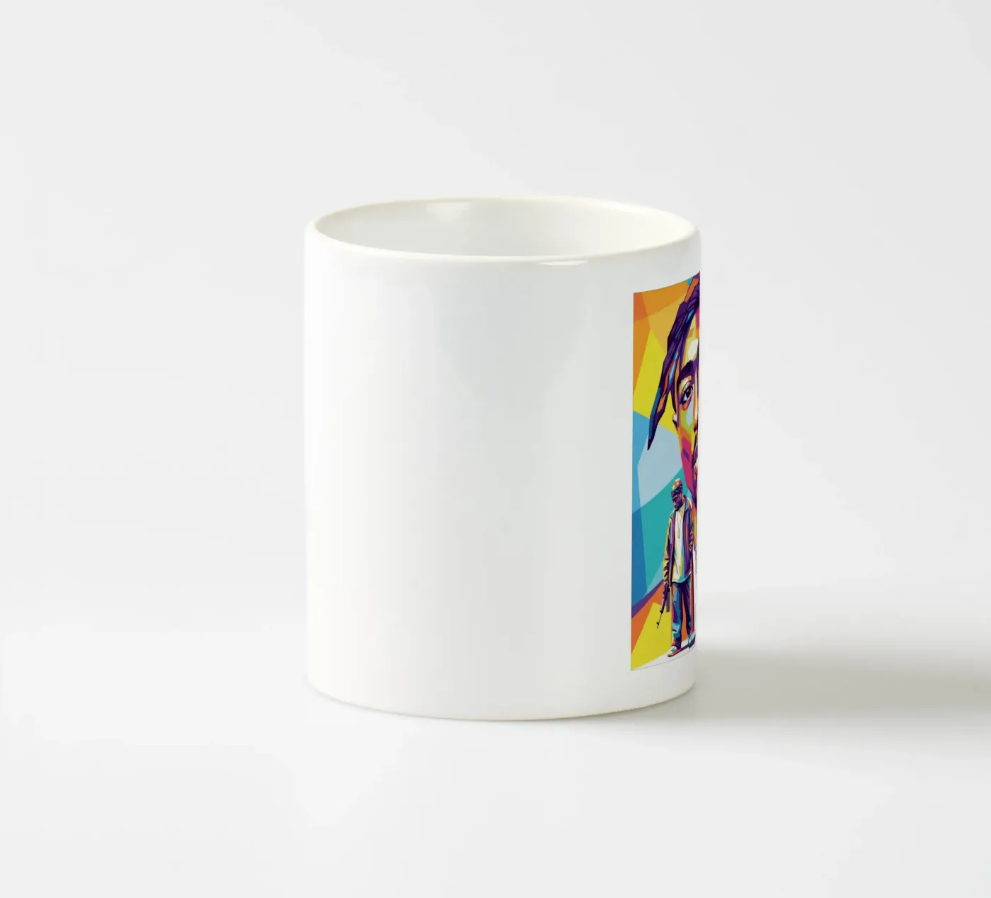 Tupac ceramic mug by Hantamrata