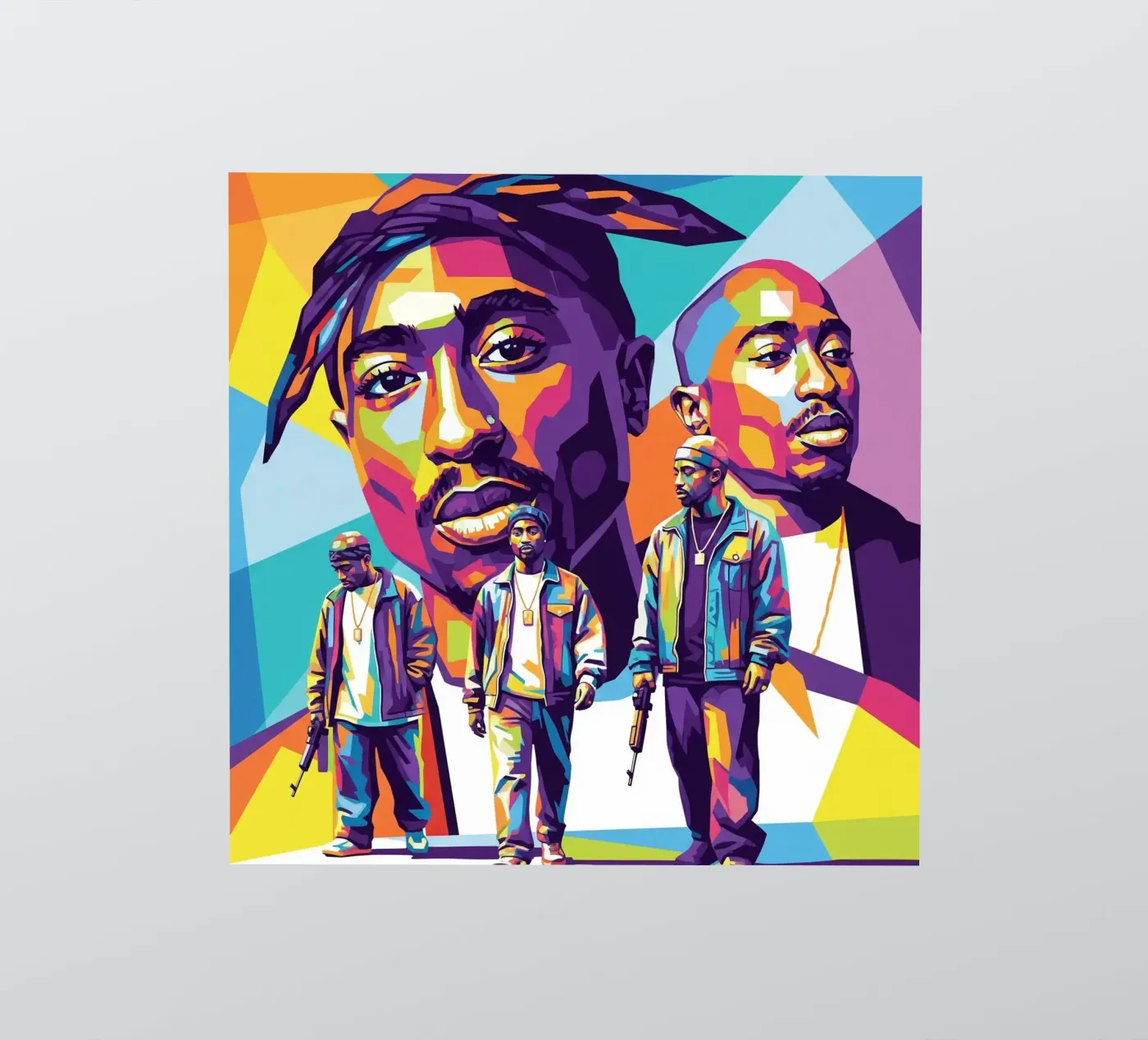 Tupac sticker by Hantamrata