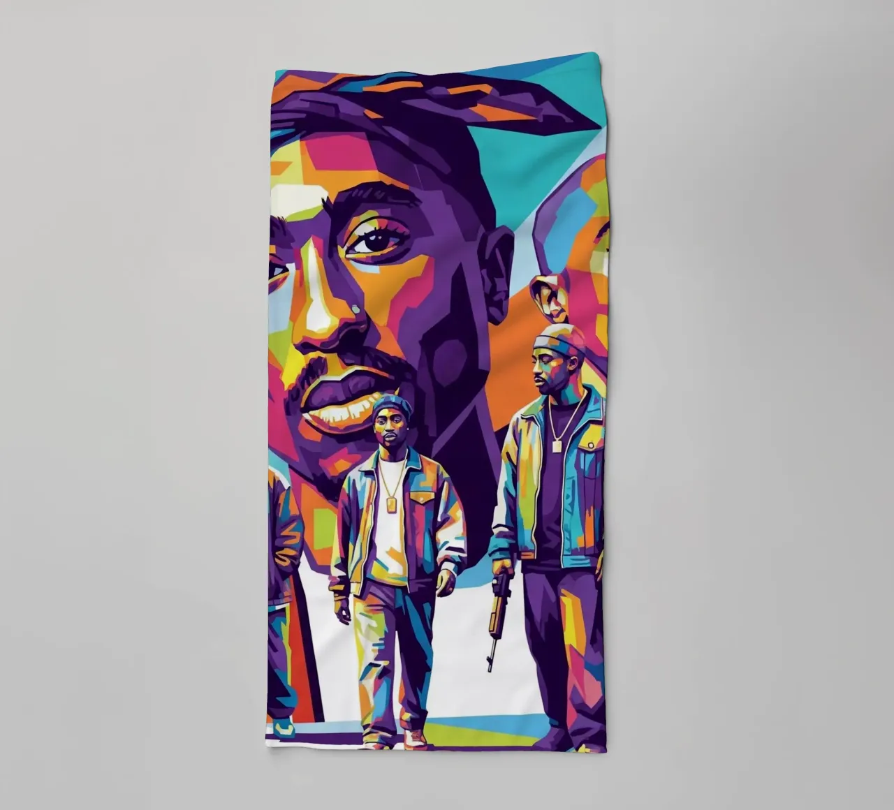 Tupac asciugamano da bagno da Hantamrata