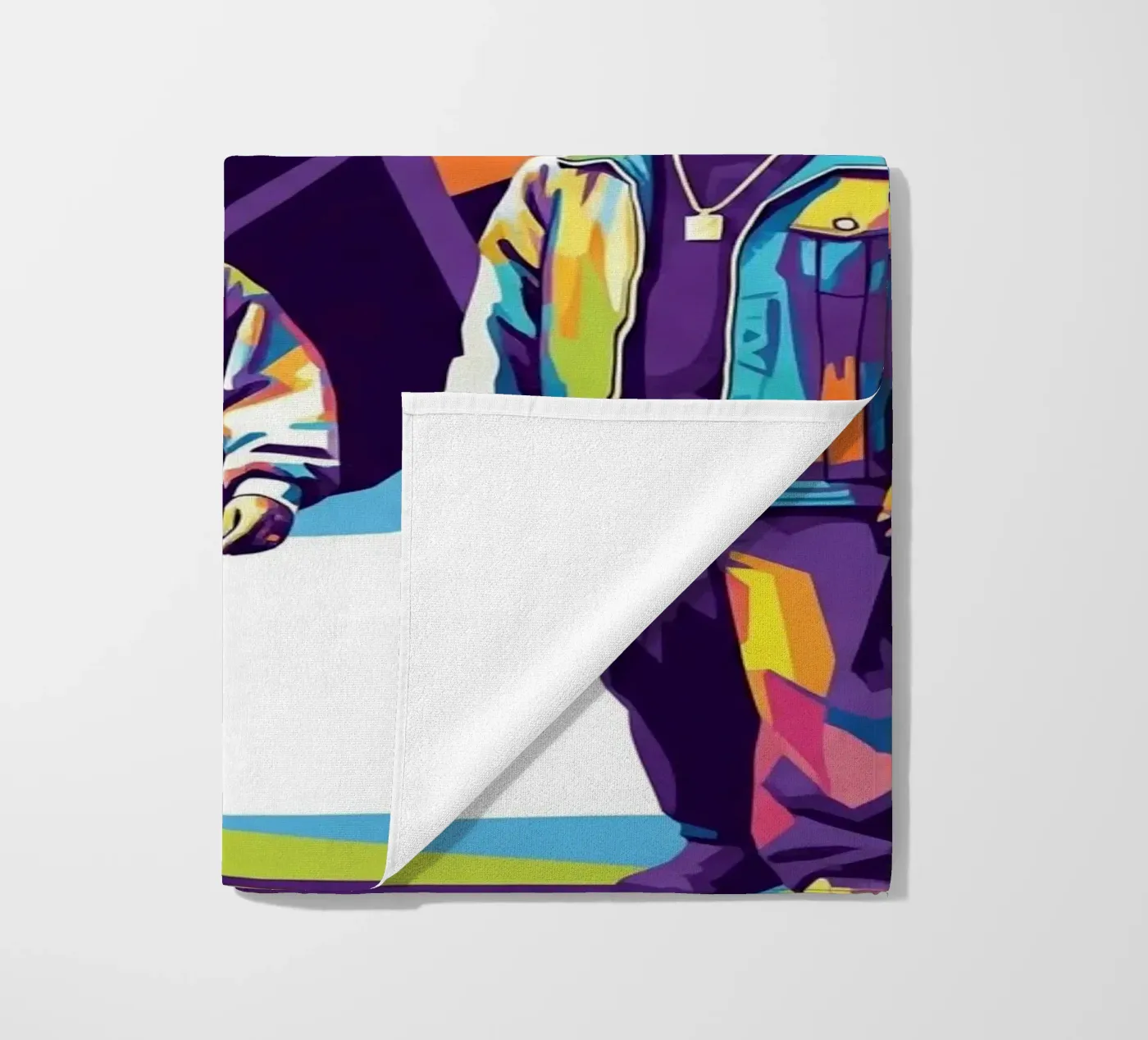 Tupac beach towel by Hantamrata