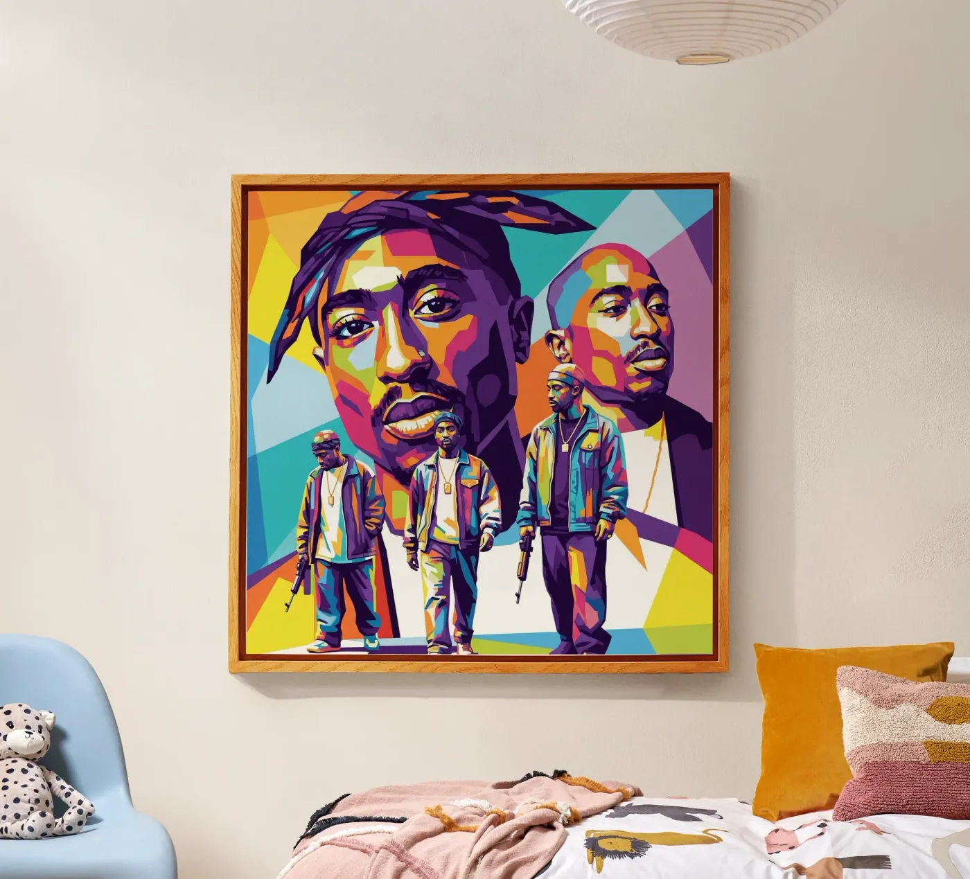 Tupac plexiglas de Hantamrata