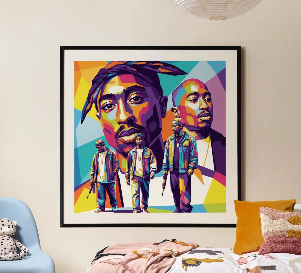 Tupac poster da Hantamrata