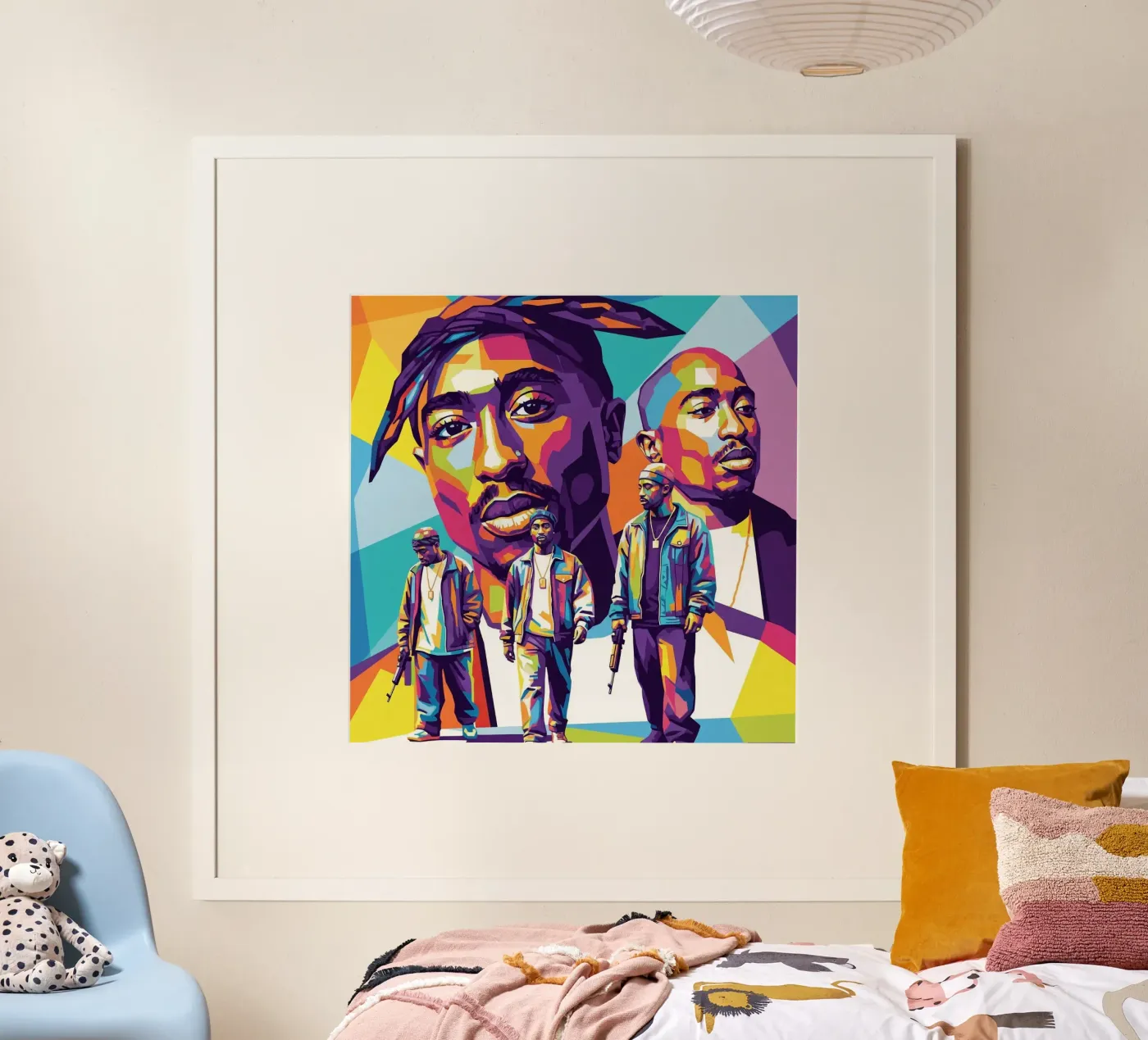 Tupac poster da Hantamrata