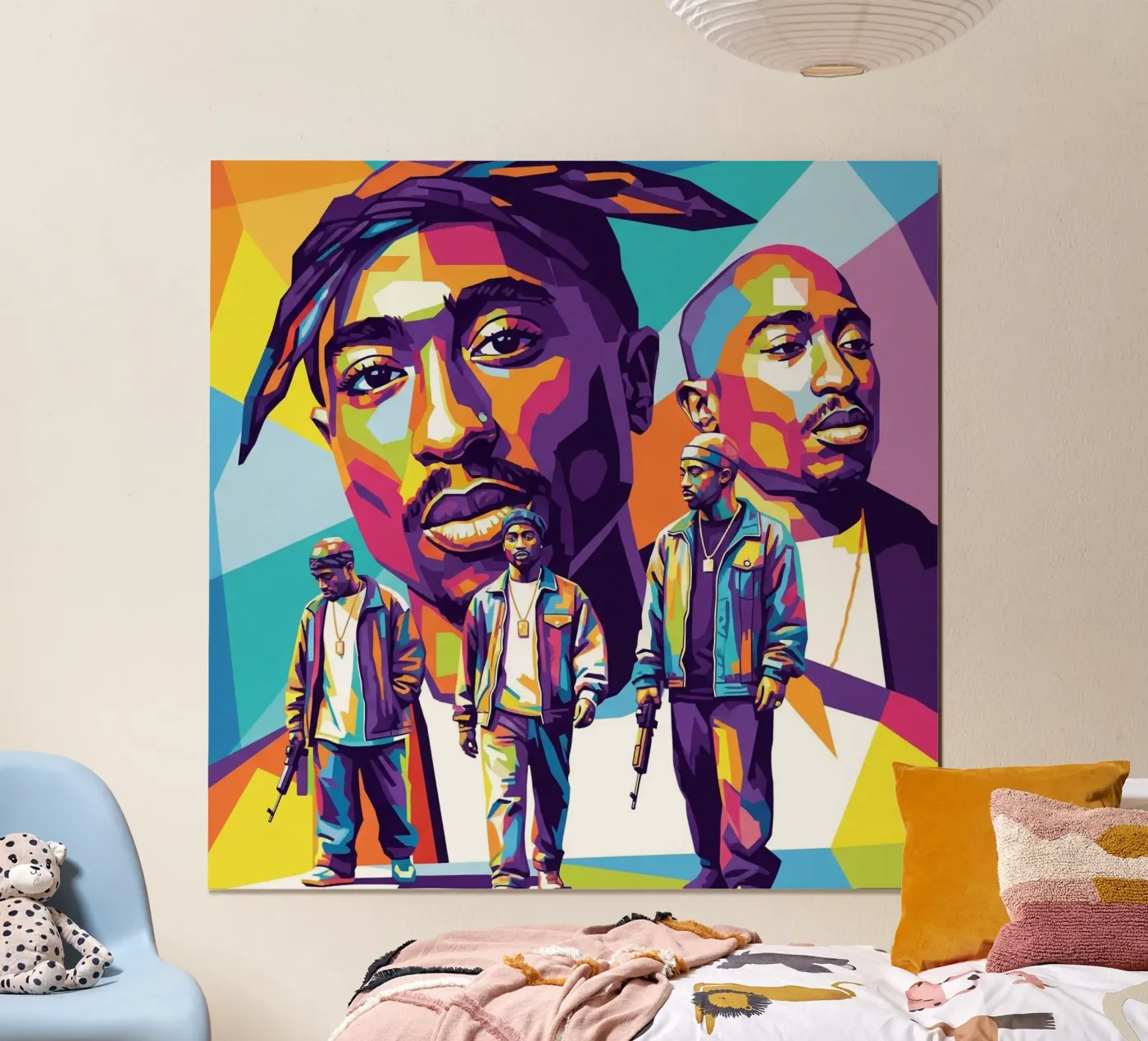 Tupac poster da Hantamrata