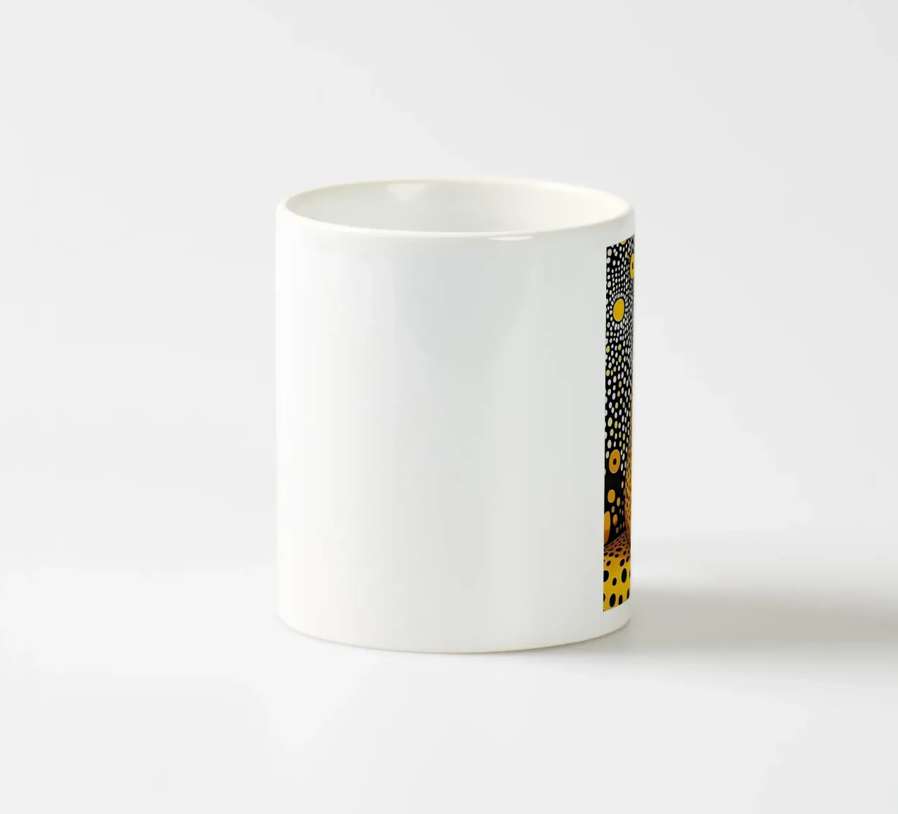 Gatto astratto tazza in ceramica da Manuela