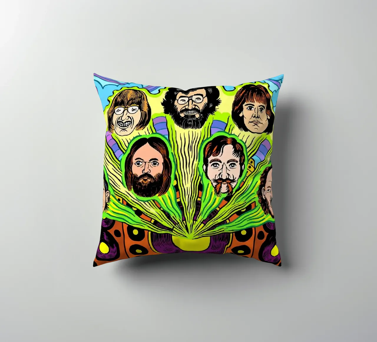 grateful dead decorative cushion by martina