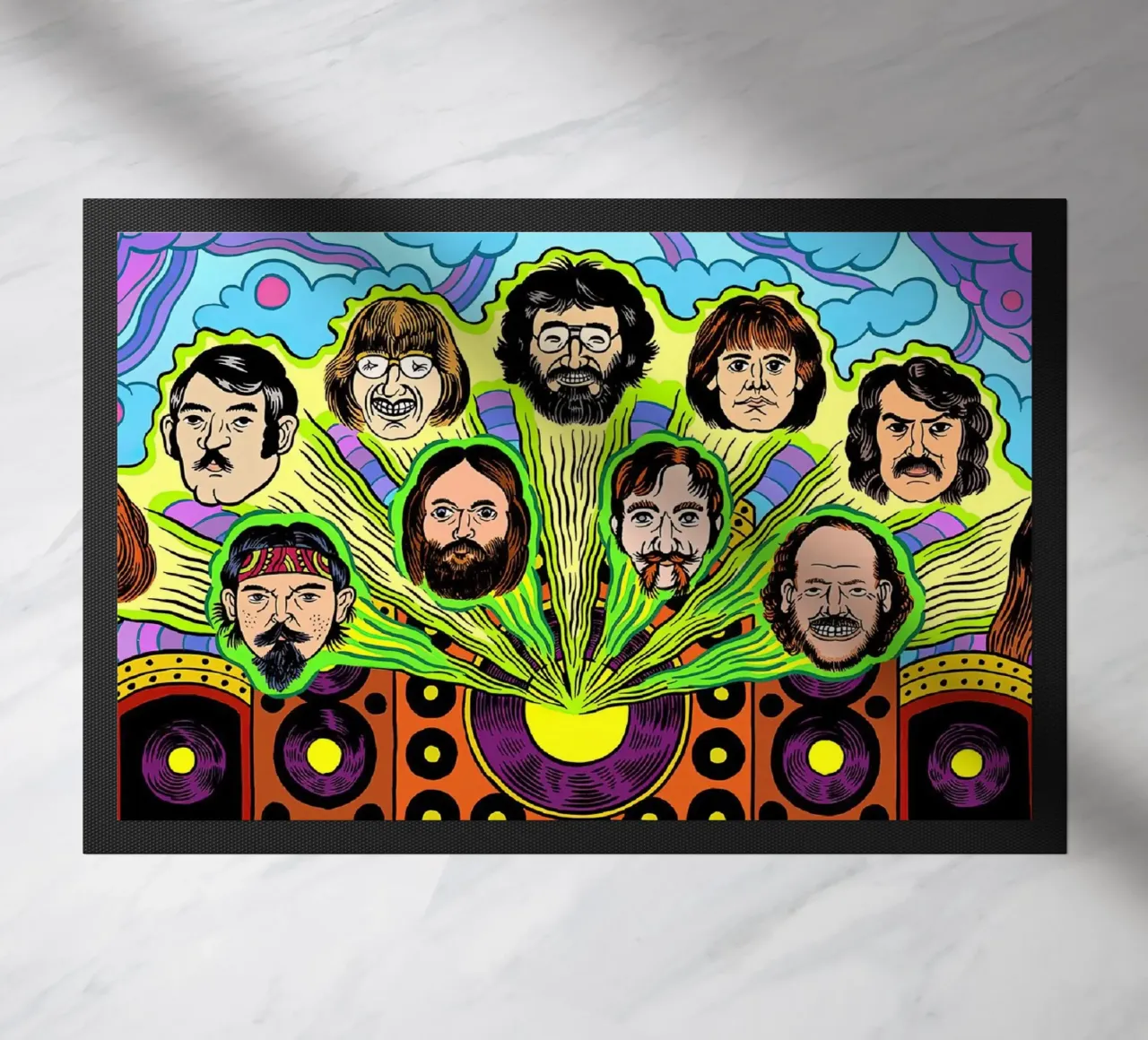 grateful dead doormat by martina