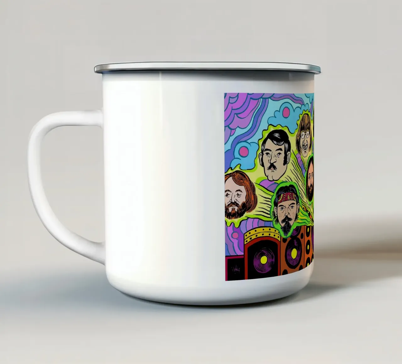 grateful dead enamel mug by martina