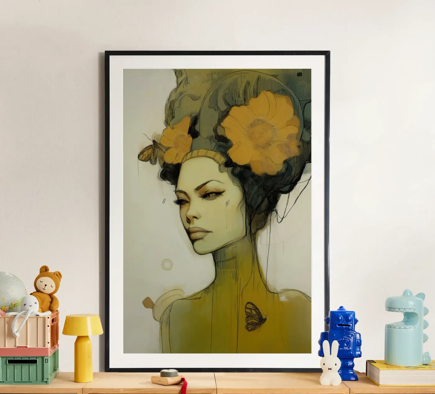 Miss botanic poster by Pictura