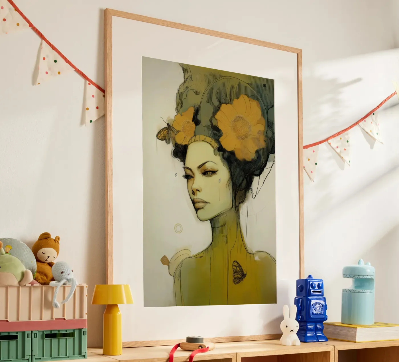 Miss botanic poster by Pictura