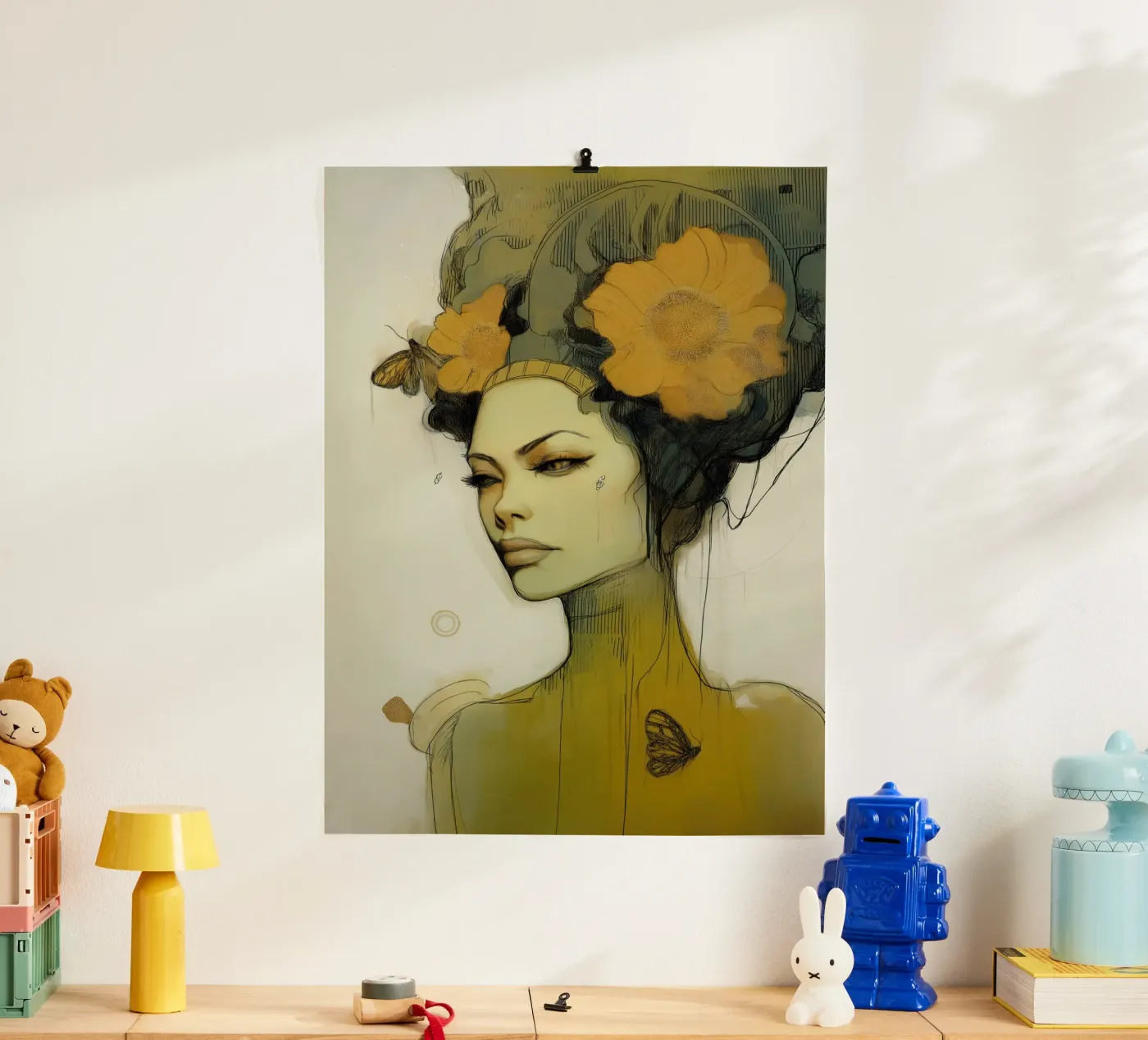 Miss botanic poster by Pictura