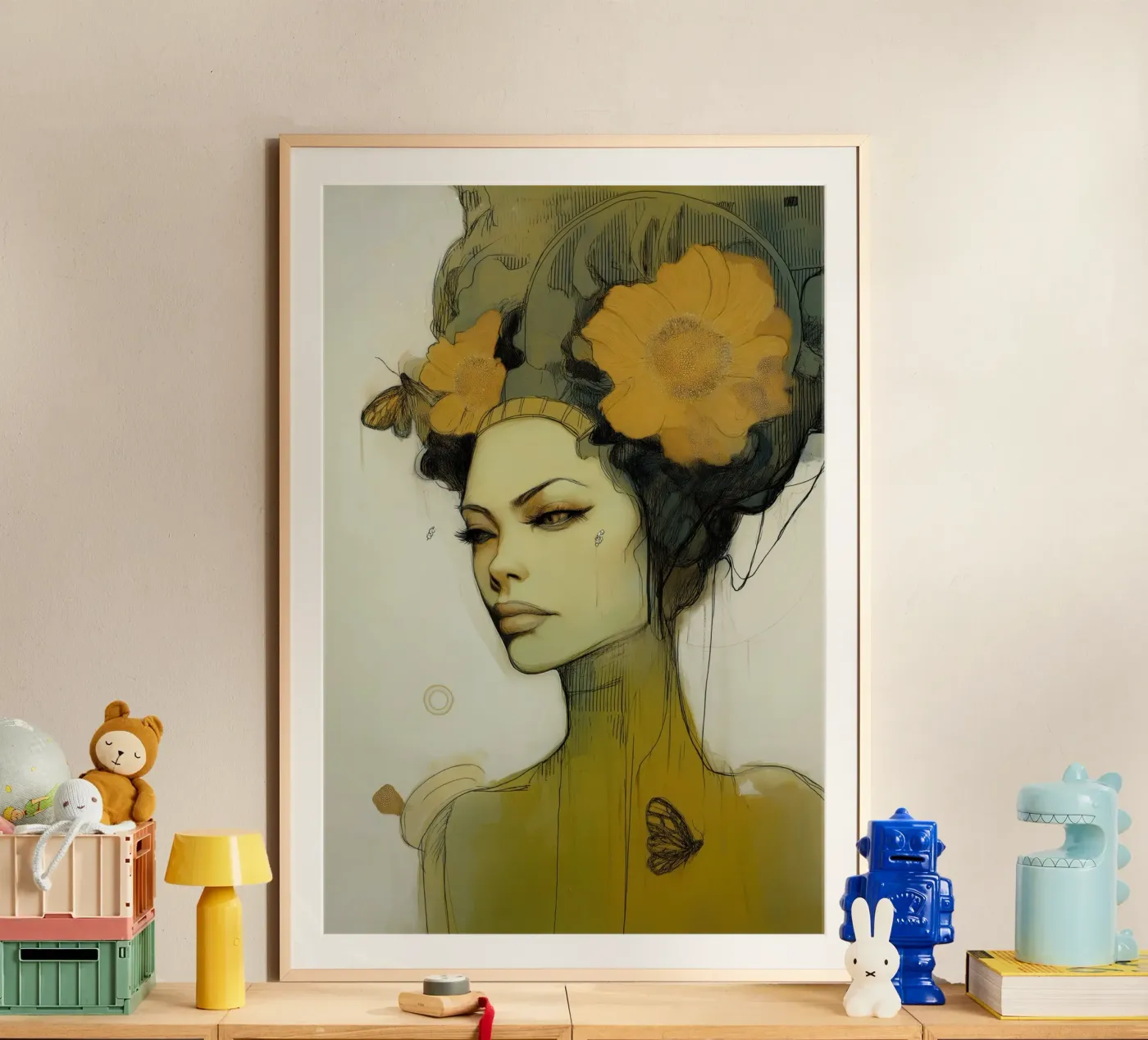 Miss botanic poster by Pictura