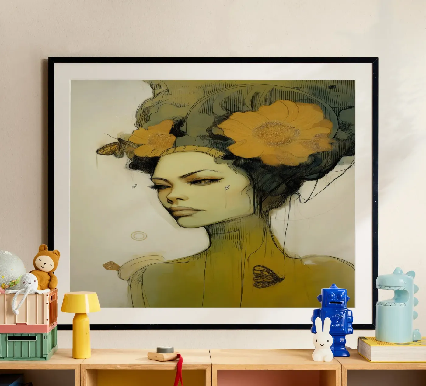 Miss botanic poster by Pictura