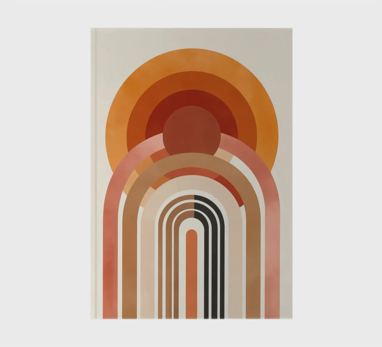 Abstract boho notebook by Pictura