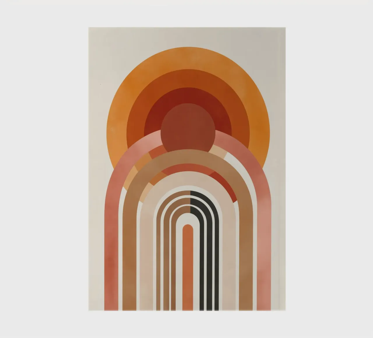 Abstract boho notebook by Pictura