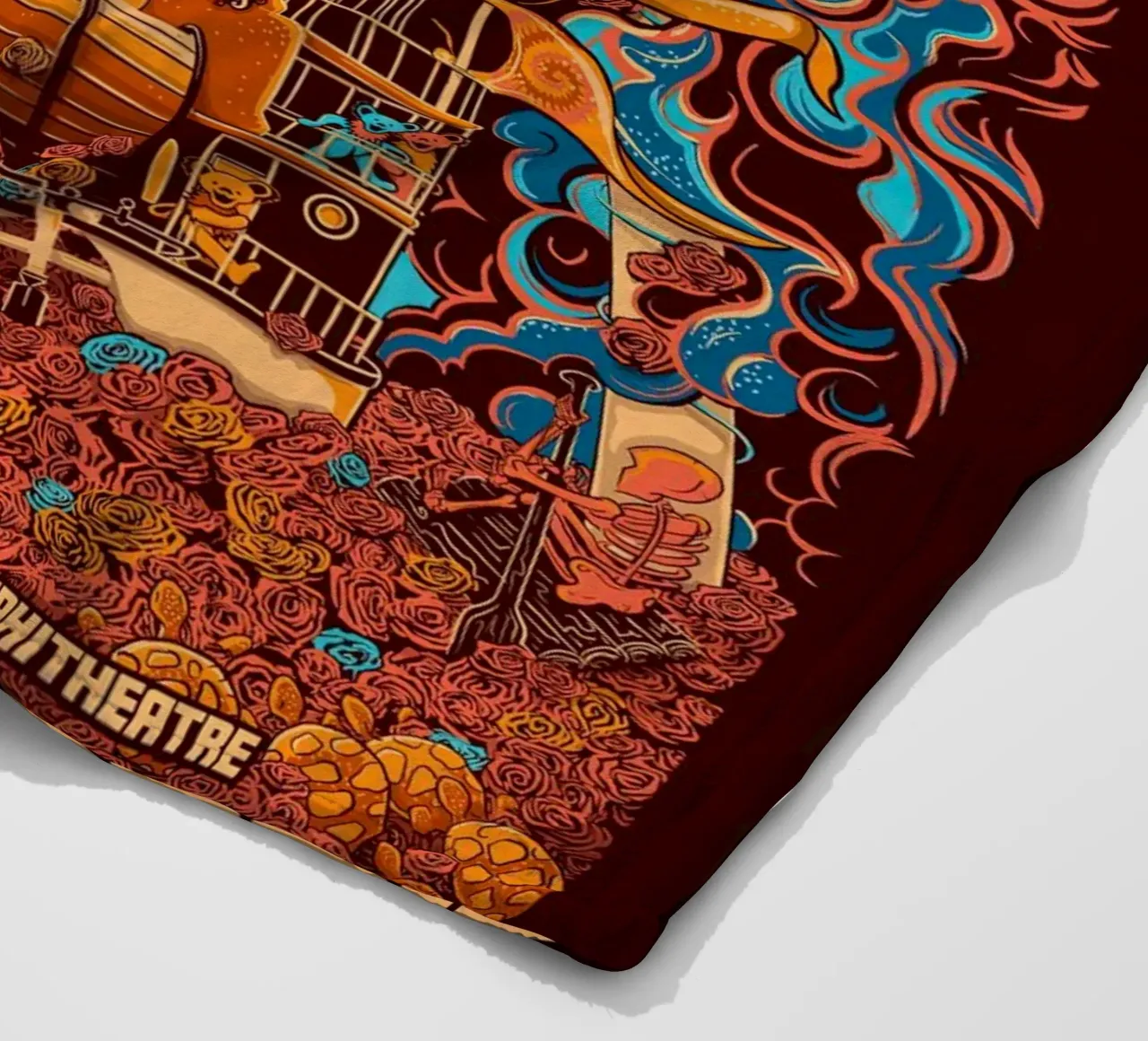 Hollywood Casino Amphitheatre St Louis fleece blanket by martina