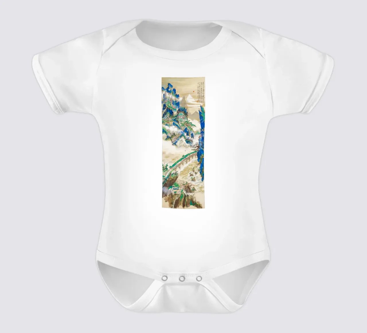 Monte Penglai - Montaña de los Inmortales Print body de bebé de Venus Art