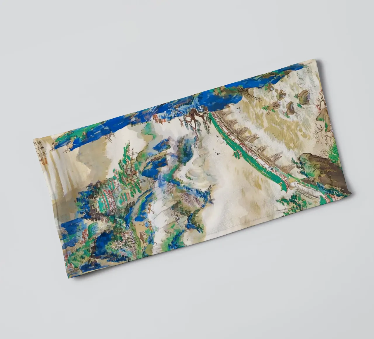 Monte Penglai - Montaña de los Inmortales Print toalla de baño de Venus Art