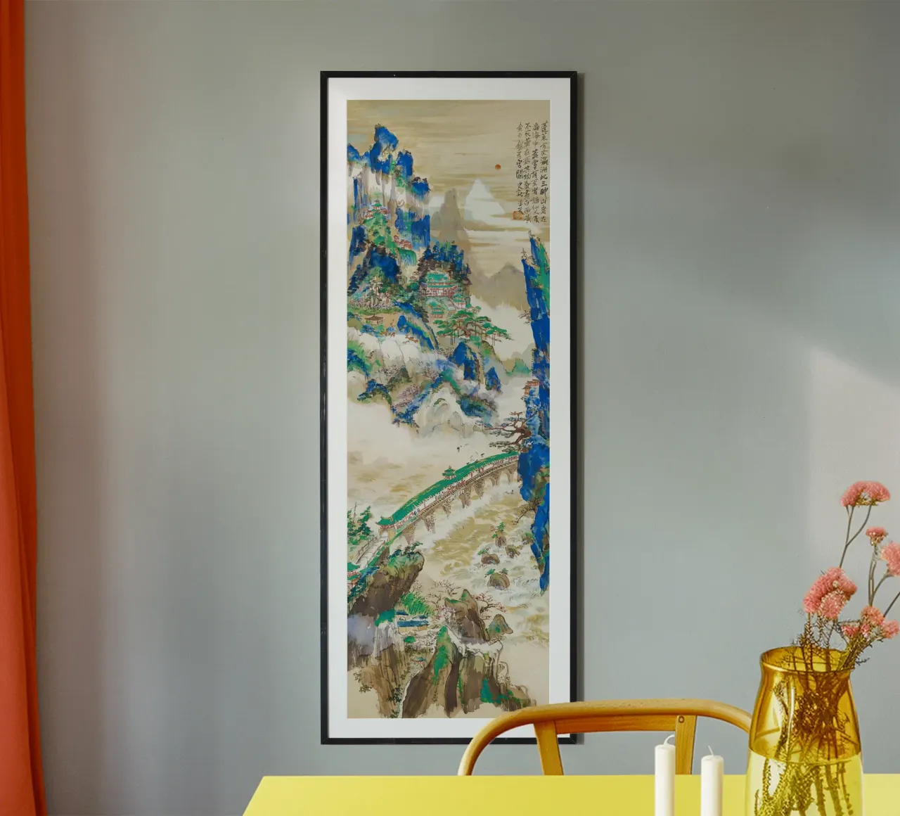 Monte Penglai - Montaña de los Inmortales Print hahnemühle de Venus Art