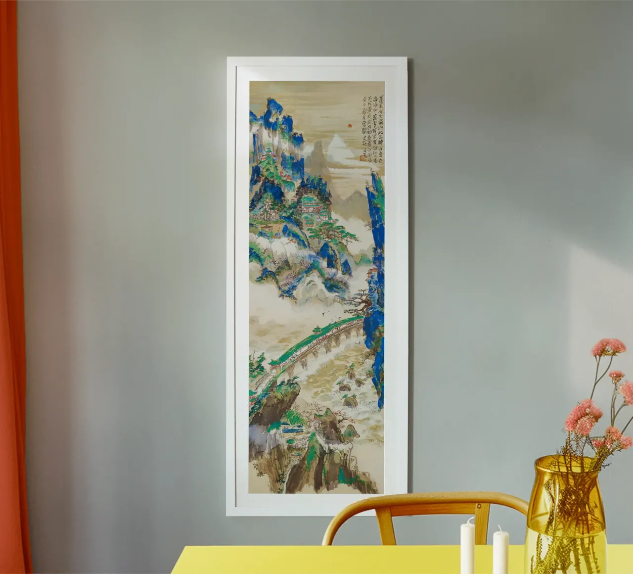 Monte Penglai - Montaña de los Inmortales Print hahnemühle de Venus Art