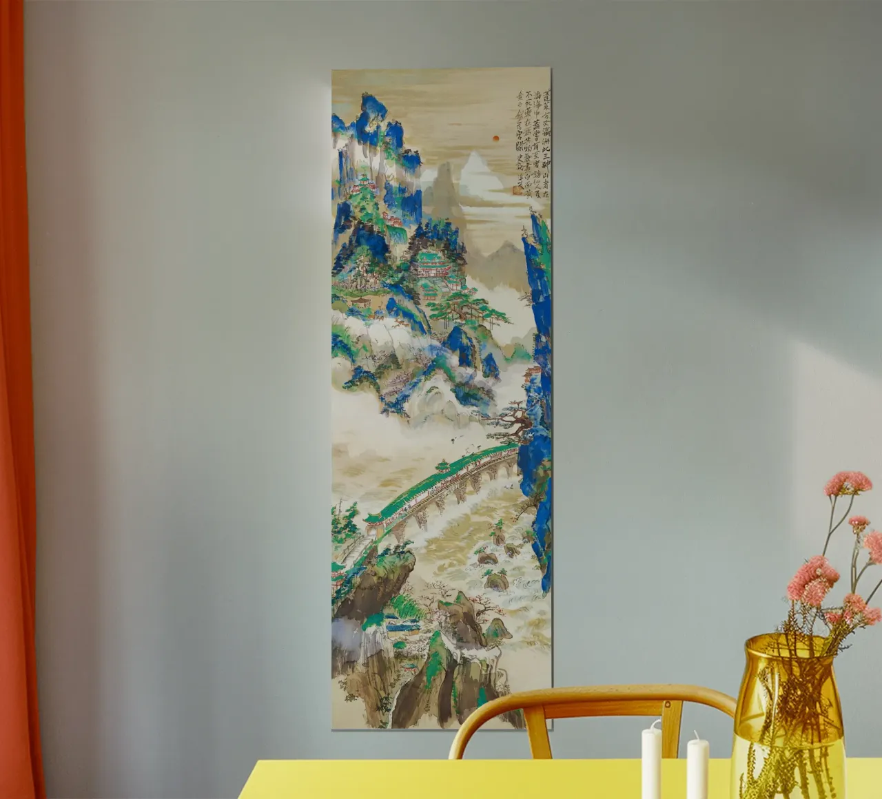 Monte Penglai - Montaña de los Inmortales Print hahnemühle de Venus Art