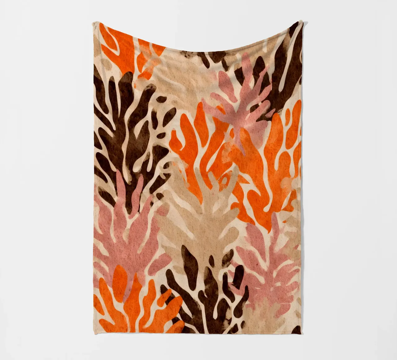 Organic Abstract coperta in pile da Sunflower Soul Studio