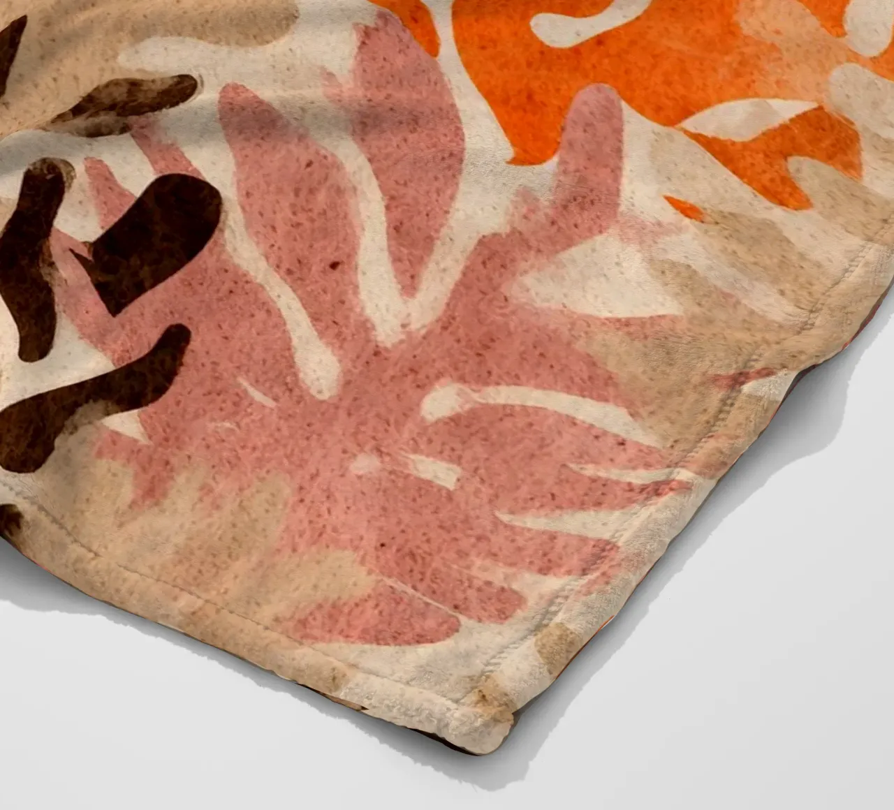 Organic Abstract coperta in pile da Sunflower Soul Studio