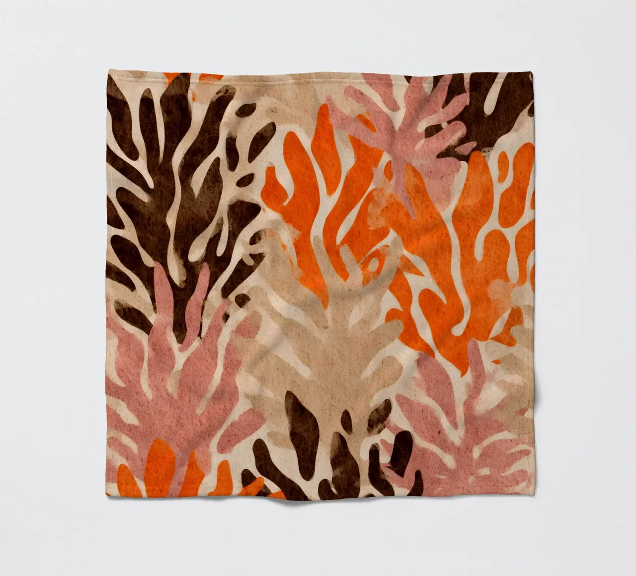Organic Abstract coperta in pile da Sunflower Soul Studio