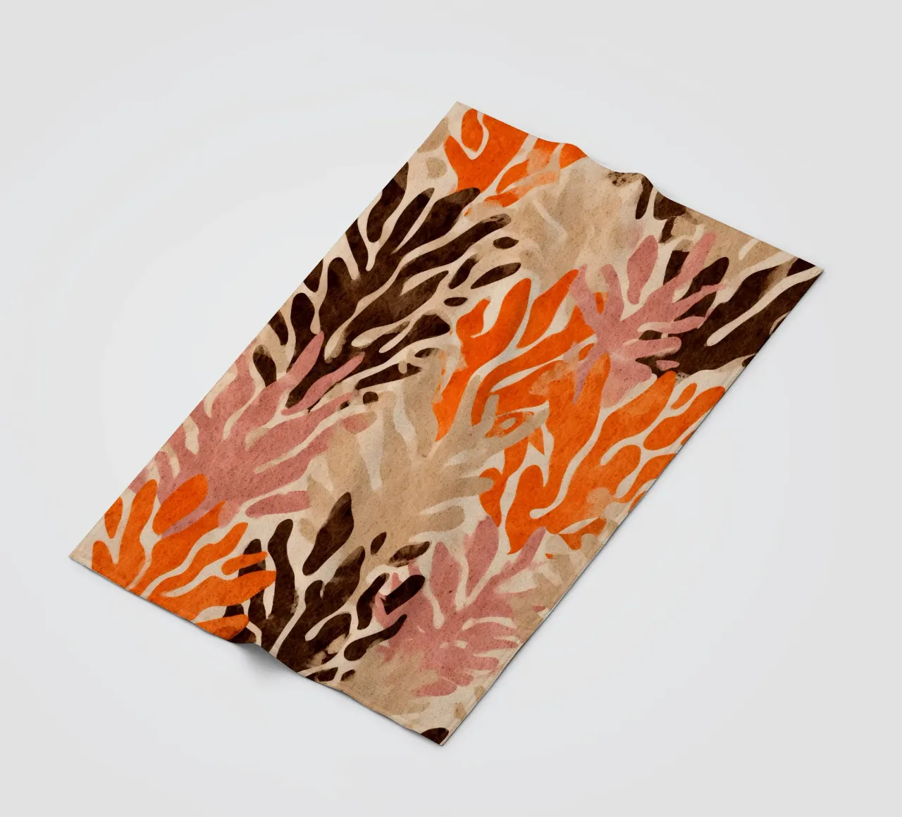Organic Abstract coperta in pile da Sunflower Soul Studio
